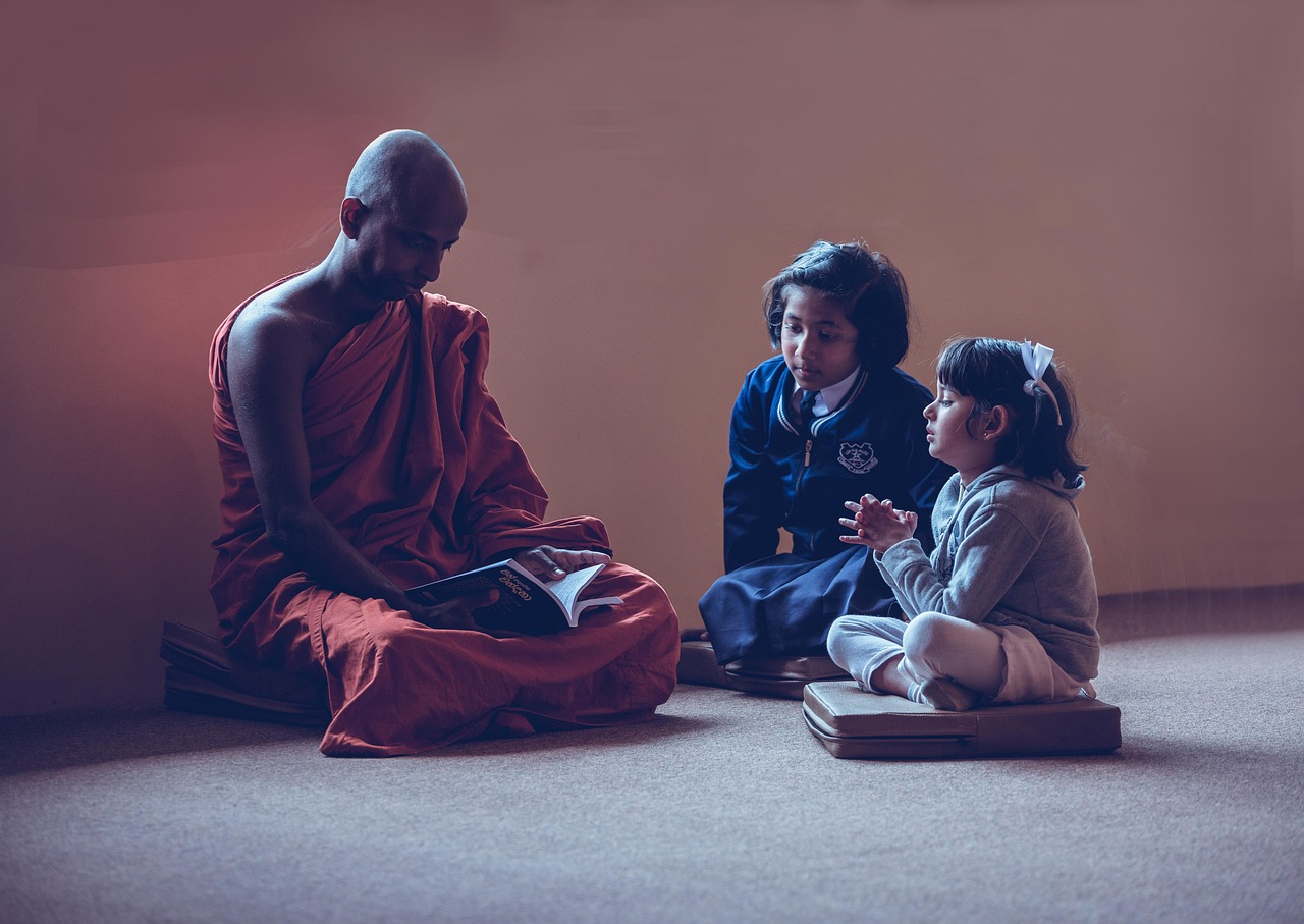 african teens studying